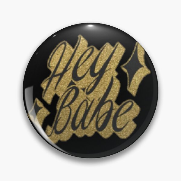 Item preview, Faux glitter Hey Babe designed and sold by LukjanovArt.