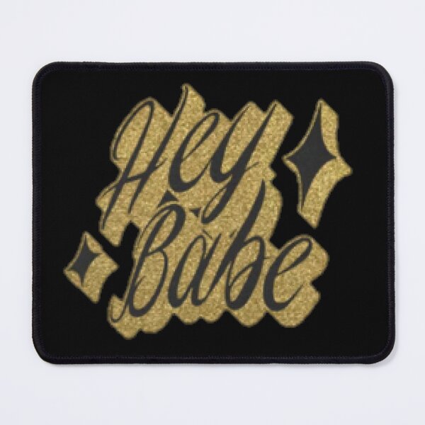 Item preview, Faux glitter Hey Babe designed and sold by LukjanovArt.