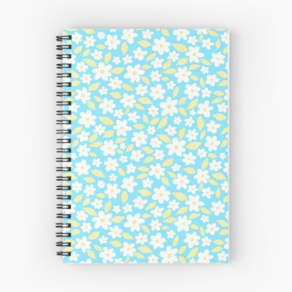Item preview, Ditsy Floral Daisy Pattern Blue and Yellow designed and sold by Julie Erin Designs.