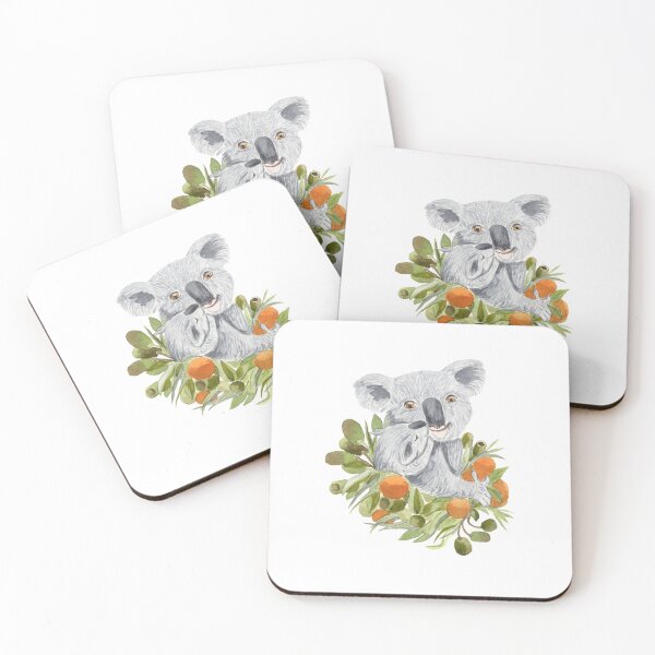 Item preview, Watercolor Koala Mom and Baby designed and sold by HappyLifeCreate.