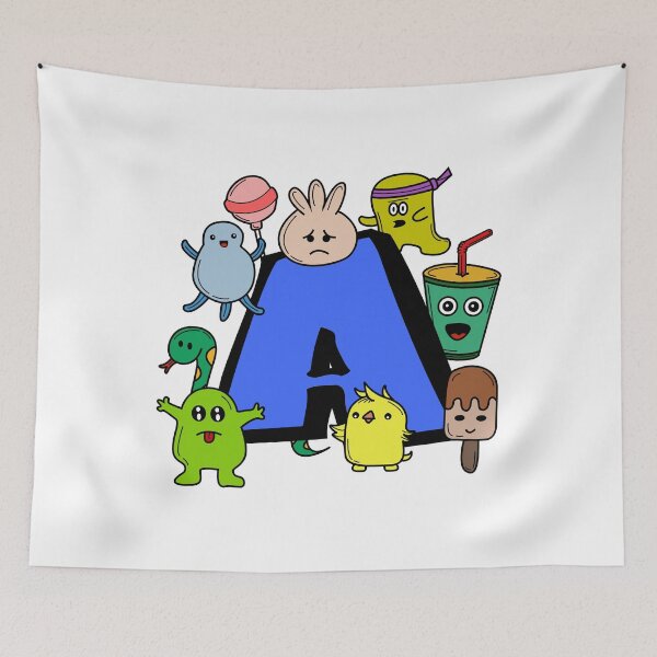 Item preview, My own doodle drawing with letter A designed and sold by Blondiabshop.