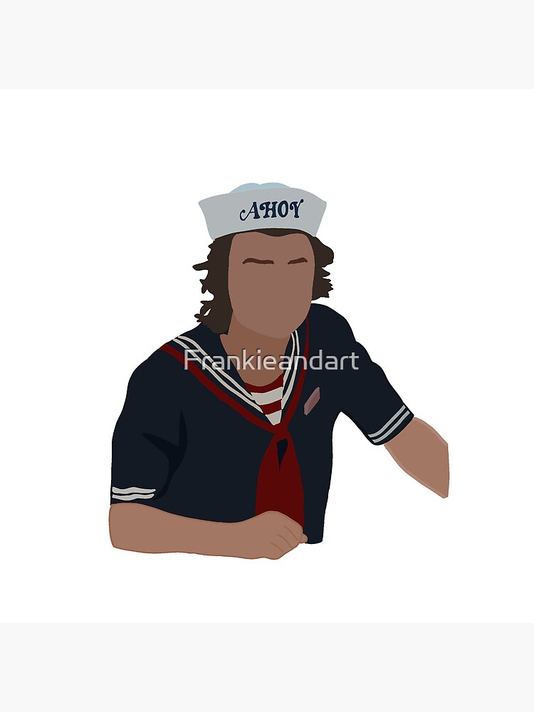 "Steve harrington season 3 ahoy scoops" Poster for Sale by Frankieandart Redbubble