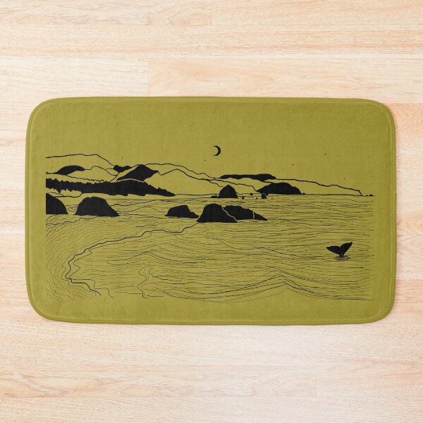 Item preview, Whale's Tale from Ecola Park looking down at Cannon Beach & Haystack Rock Oregon Coast designed and sold by SaltyRaven.