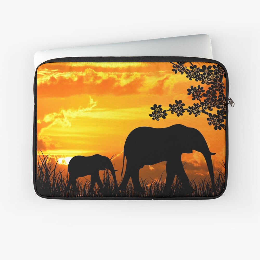 Savannah Sunset Scratch Pad - Elephant - Orange - Set of 3 – The