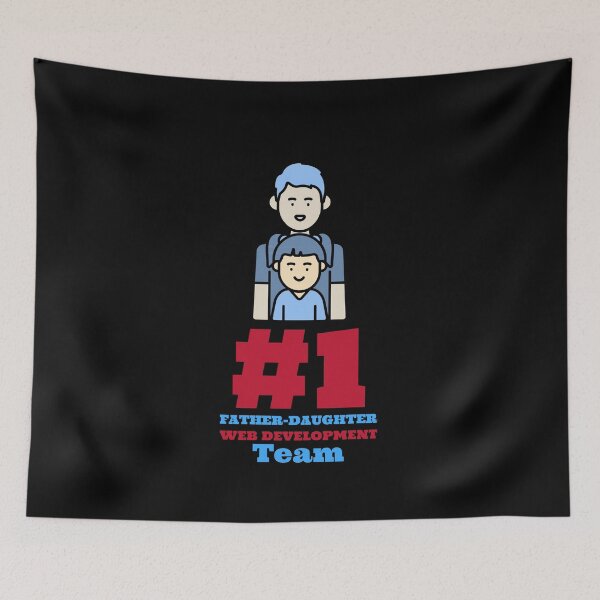 Item preview, #1 Father-Daughter Web Development Team - Web Development Design designed and sold by Shirtlify.
