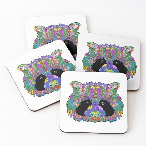 Item preview, Psychedelic Racoon designed and sold by KaonaDesigns.