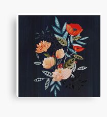 Midnight Bouquet Canvas Print