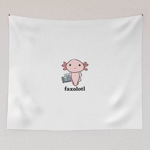 Aperçu de l'œuvre Faxolotl Axolotl Design créée et vendue par TacoRose.