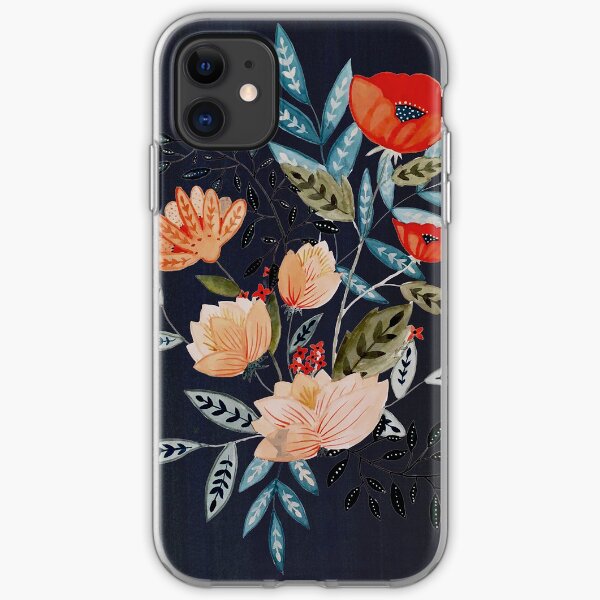 Midnight Bouquet iPhone Soft Case