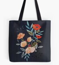 Midnight Bouquet Tote Bag