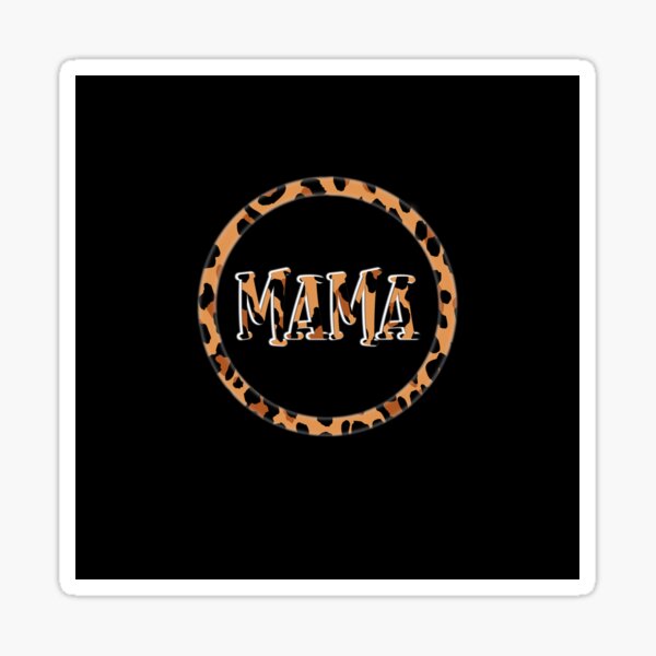 Mama leopard Sticker