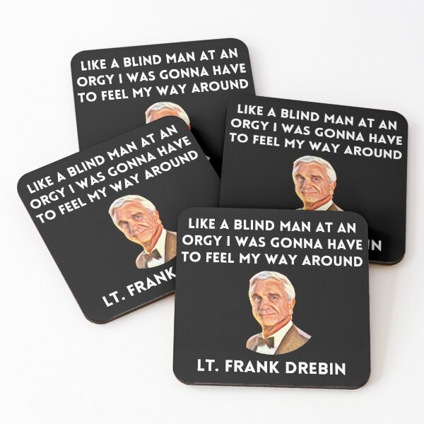 Artikelvorschau, Frank Drebin Blind Man at an Orgy #10 entworfen und verkauft von 1st-Gen-Gamer.