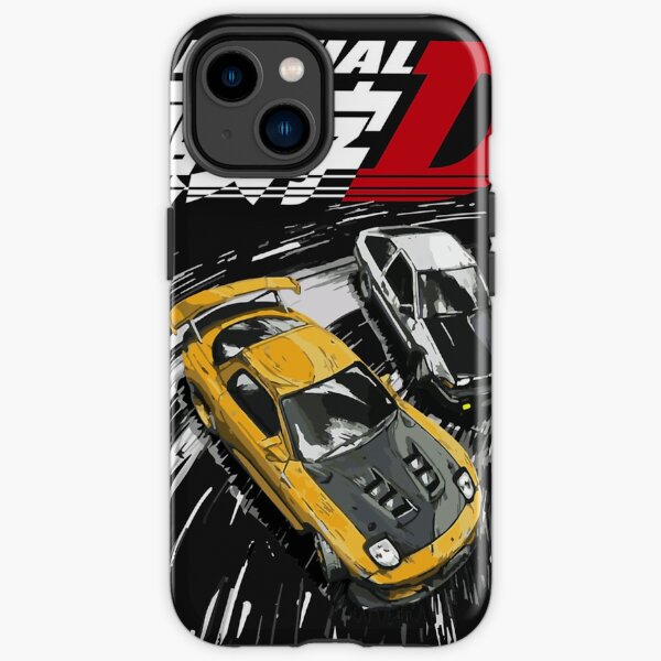 Illustration initiale de style D, RX7 vs AE86 Coque antichoc iPhone