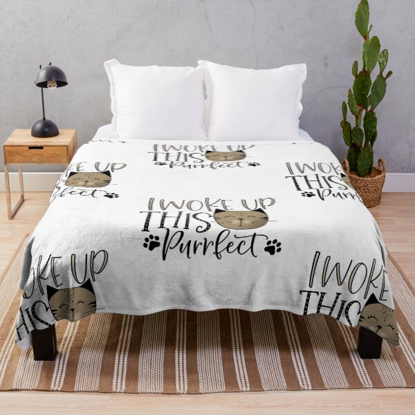 Item preview, I woke up this purrfect funny cat lover gift for mom or sister present designed and sold by TipTopTapo.