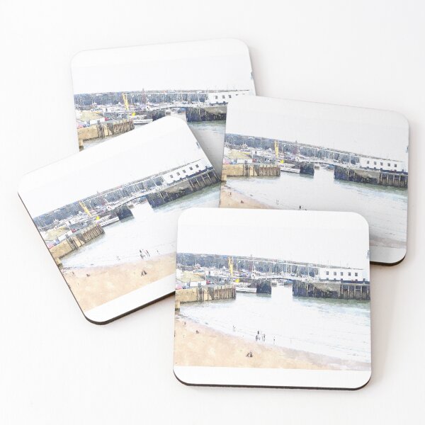 Item preview, Scarborough Harbour Entrance designed and sold by Trevor Harvey Art.