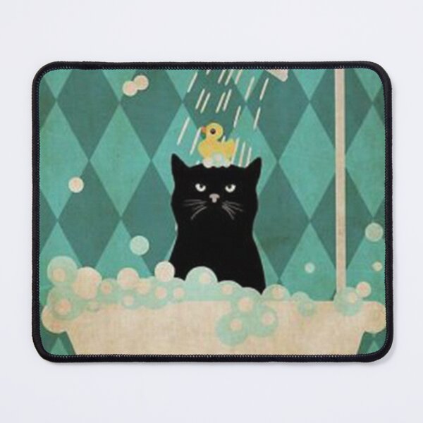Item preview, Black Cat Wash Away Your Trouble With Some Bubbles designed and sold by gilf blizt.