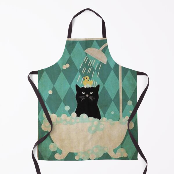 Item preview, Black Cat Wash Away Your Trouble With Some Bubbles  designed and sold by gilf blizt.