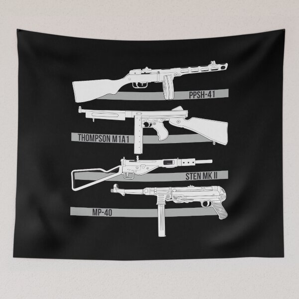 Item preview, Submachine guns of the Second World War ( white version ) designed and sold by FAawRay.