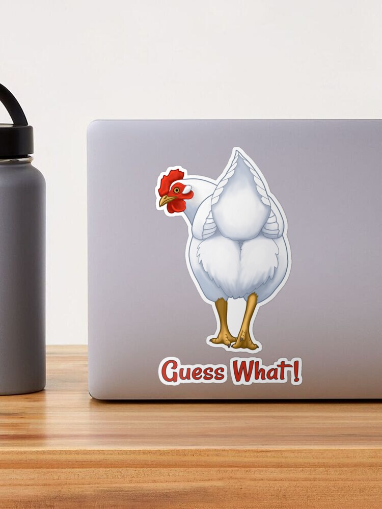  Guess What Chicken Butt Funny Low Profile Thin Mouse