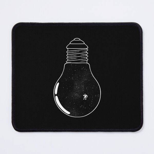 Item preview, Gravity Astronaut Black and White Lightbulb by Tobe Fonseca designed and sold by Tobe Fonseca®.