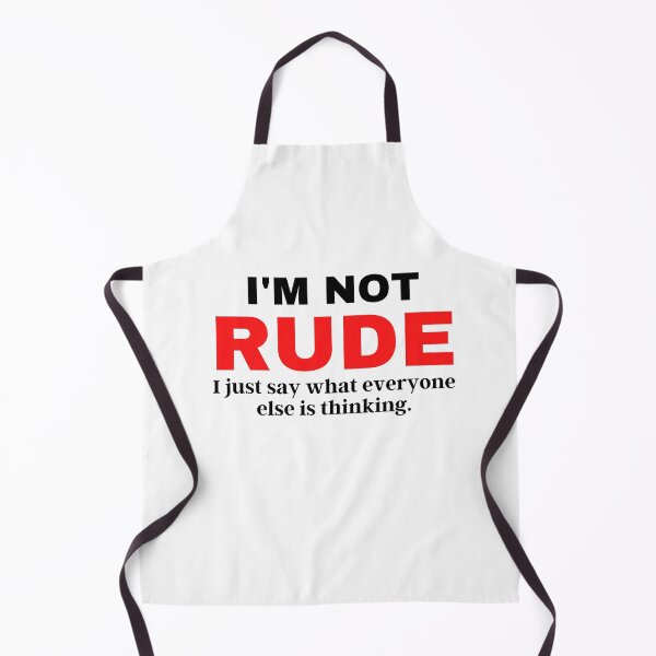 Item preview, I'm Not Rude Dark designed and sold by Mixly.