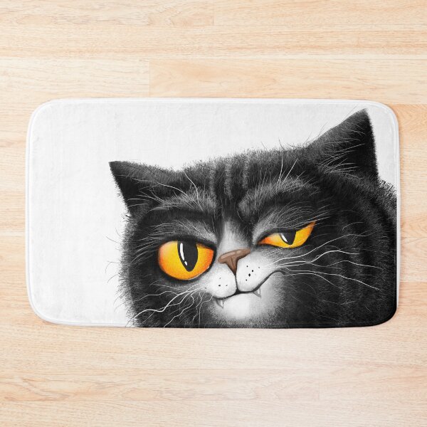 Item preview, sarcastic black cat designed and sold by MaryshaArt.