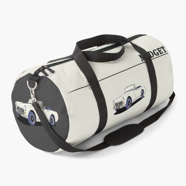 Item preview, MG Midget Travel bag white designed and sold by Webazoot Industries - Car Art.