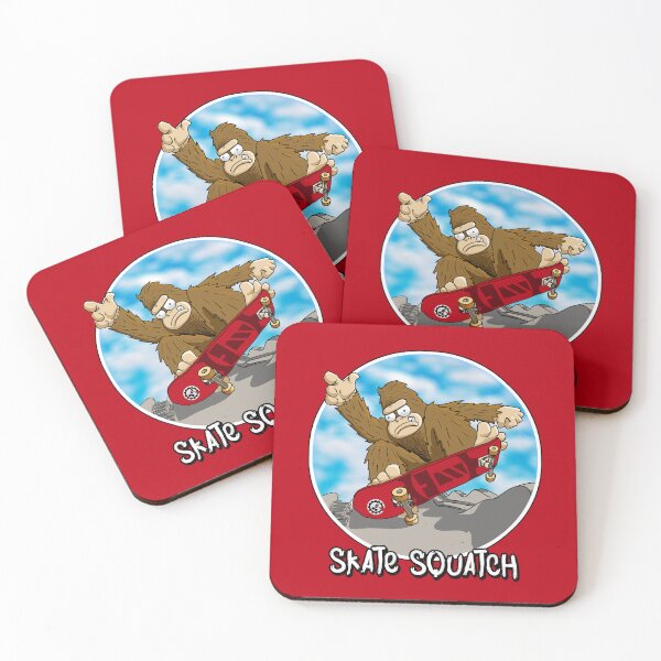 Item preview, Skateboarding Sasquatch designed and sold by Turnbolt.