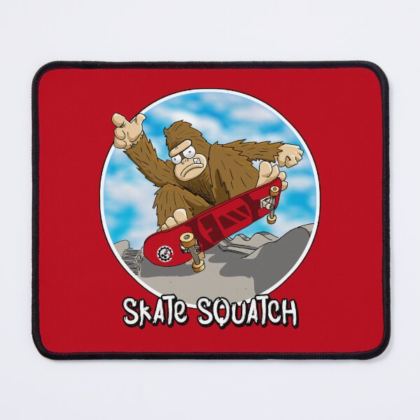 Item preview, Skateboarding Sasquatch designed and sold by Turnbolt.