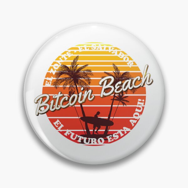 Item preview, Bitcoin Beach, El Zonte, El Salvador, El Futuro Esta Aqui! - White designed and sold by johnta17.