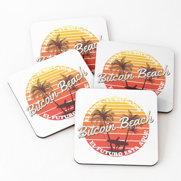 Item preview, Bitcoin Beach, El Zonte, El Salvador, El Futuro Esta Aqui! - White designed and sold by johnta17.