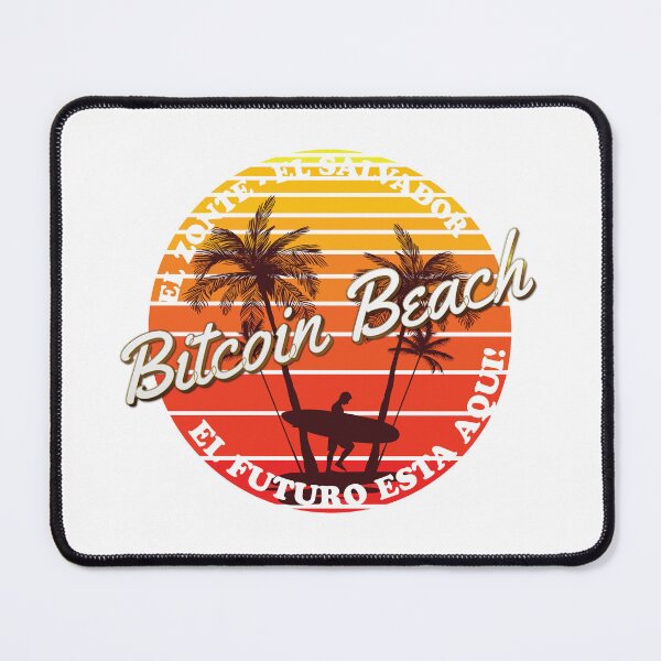Item preview, Bitcoin Beach, El Zonte, El Salvador, El Futuro Esta Aqui! - White designed and sold by johnta17.