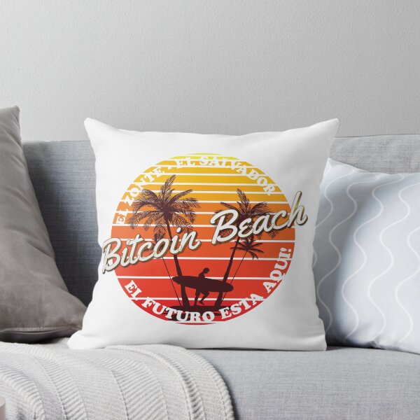 Item preview, Bitcoin Beach, El Zonte, El Salvador, El Futuro Esta Aqui! - White designed and sold by johnta17.