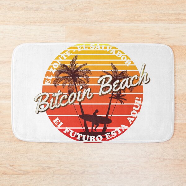 Item preview, Bitcoin Beach, El Zonte, El Salvador, El Futuro Esta Aqui! - White designed and sold by johnta17.