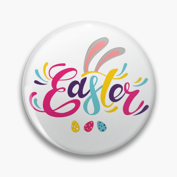 Item preview, Happy Easter colorful logo designed and sold by MaryshaArt.