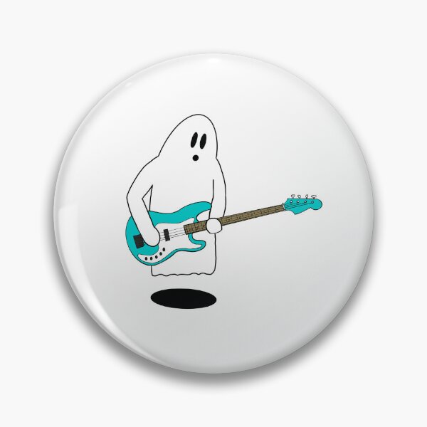 Item preview, Fantasma rockero azul bajo a todo color, música fantasma designed and sold by limitLIS.
