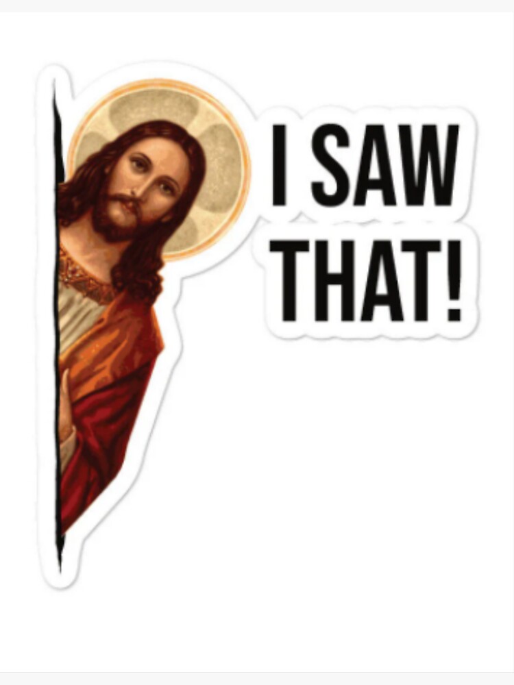 "funny jesus" Sticker by Stokix Redbubble