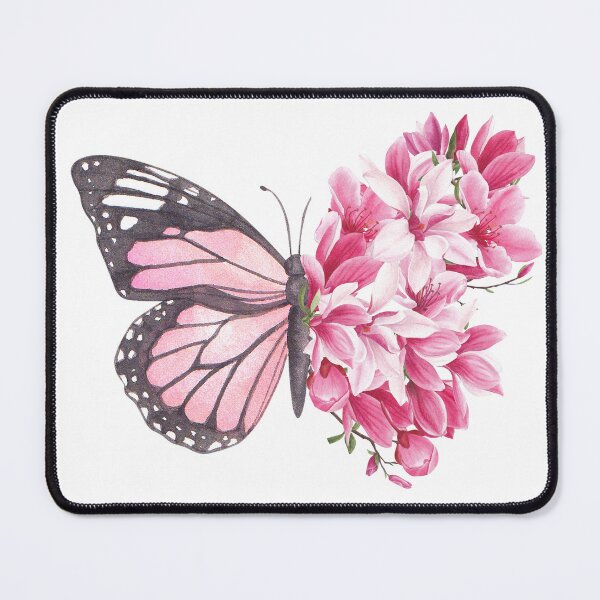 Item preview, Pink flowering butterfly designed and sold by MerWishes.