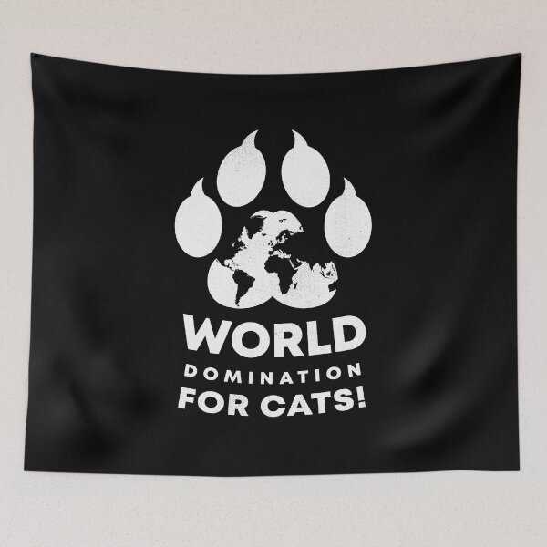 Item preview, World Domination For Cats Paw by Tobe Fonseca designed and sold by Tobe Fonseca®.