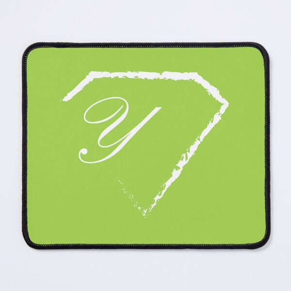 Item preview, Y letter monogram initial diamond white designed and sold by mixtape80.