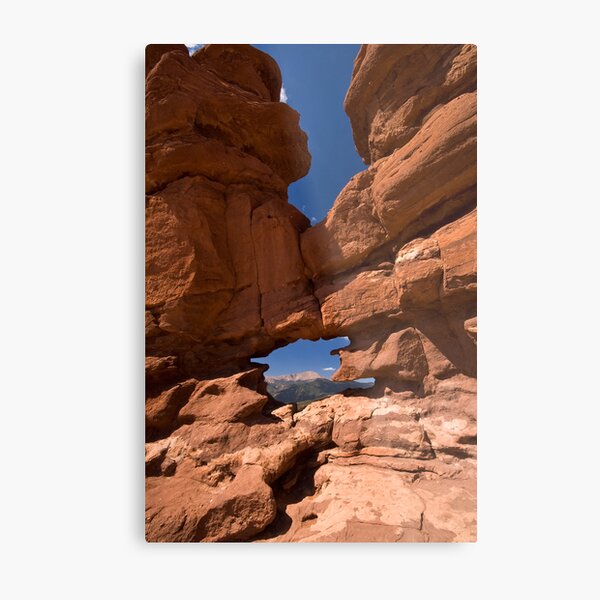 Siamese Twins and Pikes Peak Metal Print