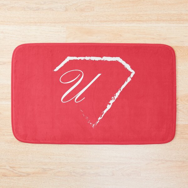Item preview, U letter monogram initial diamond white designed and sold by mixtape80.