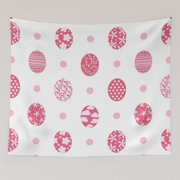 Item preview, Pinky Easter Egg in White Pattern designed and sold by Moyanana.