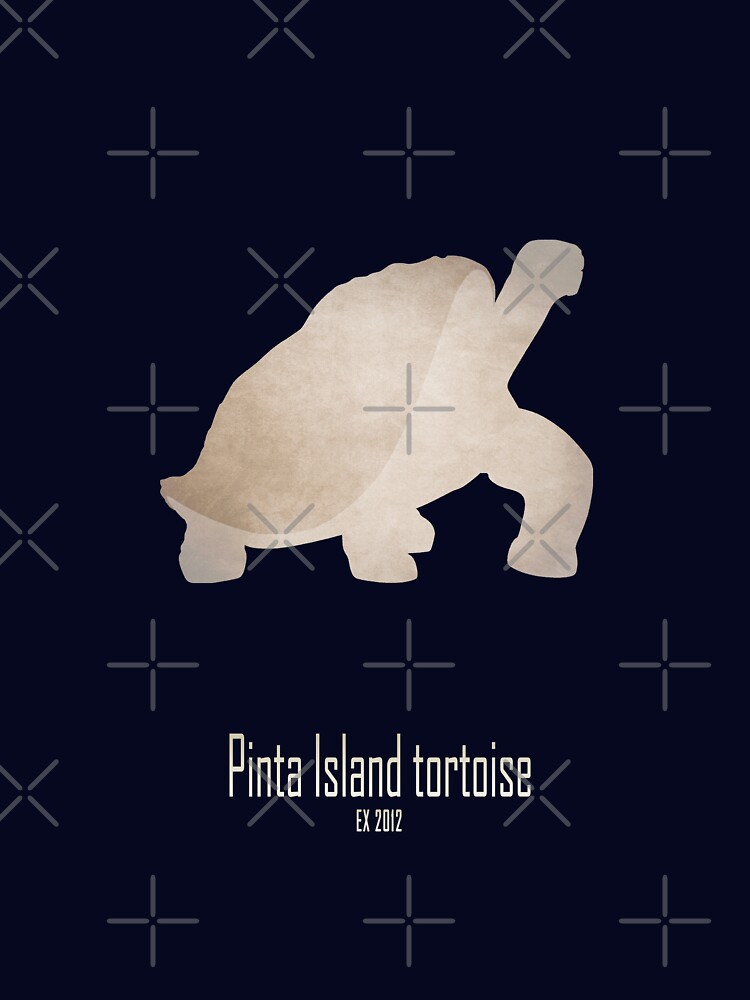 Thumbnail 7 of 7, Essential T-Shirt, Pinta Island tortoise - Endangered and extinct species (dark background) designed and sold by 12images.