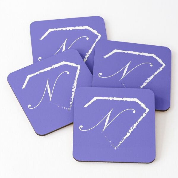 Item preview, N letter monogram initial diamond white designed and sold by mixtape80.