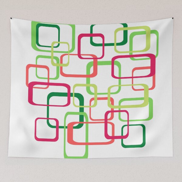 Item preview, Retro Color Vector Pattern Background With Squares Rounded  designed and sold by Shifa19.