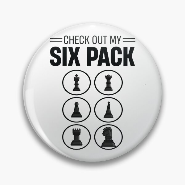 Artikelvorschau, Schach Stuff Club Six Pack Schach entworfen und verkauft von TheMattDesigns.