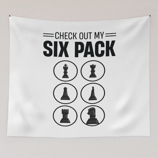 Item preview, Chess Stuff Club Six Pack Chess designed and sold by TheMattDesigns.