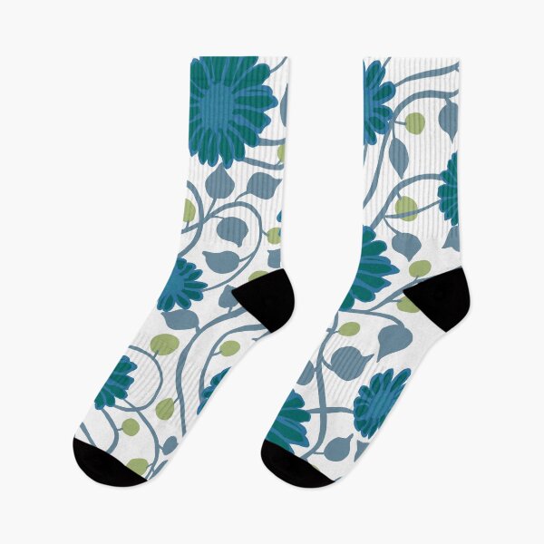 Item preview, Golden Blue Flowers on a Sunny Day designed and sold by jennyblairarts.