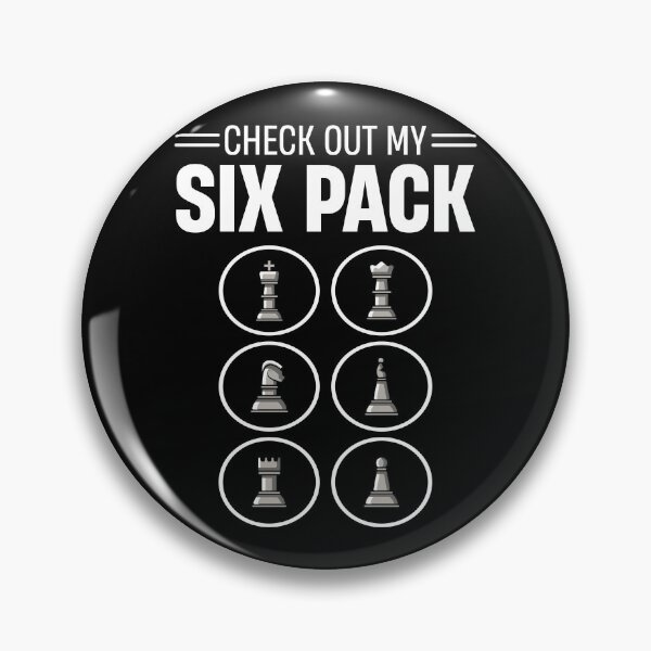 Artikelvorschau, Schach Stuff Club Six Pack Schach entworfen und verkauft von TheMattDesigns.